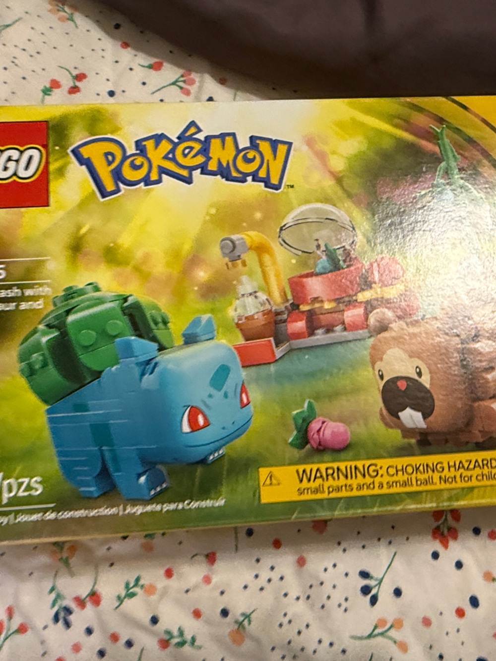 LEGO Pokémon Bulbasaur and Bidoof Set - Blue, Green, Brown